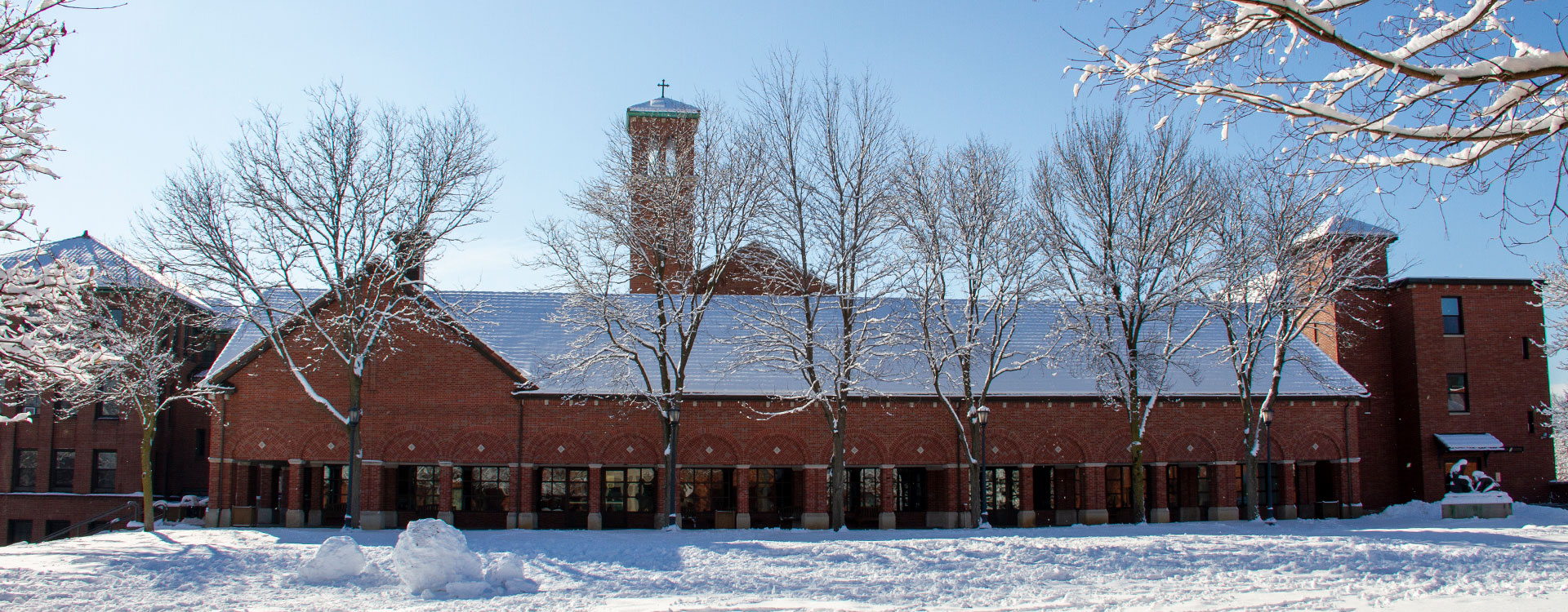 Campus Center in winter